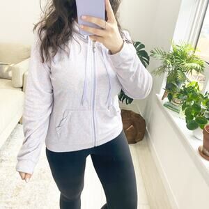 Juicy Couture Purple Zip Jacket Size Large